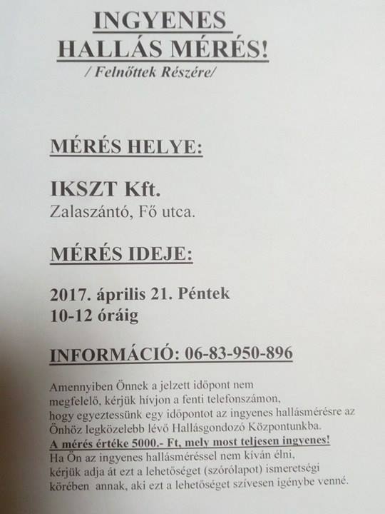 hallás mérés
