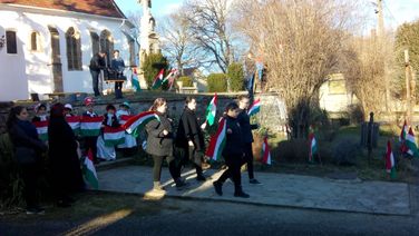 Március 15-ei megemlékezés