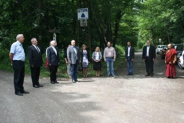 Sztupai út átadása