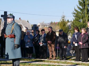 I. világháborús emlékmű avatás - a Szárnyak Alapítvány megemlékezése