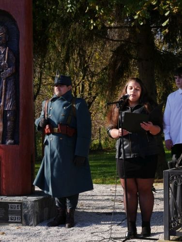 I. világháborús emlékmű avatás - a Szárnyak Alapítvány megemlékezése