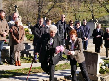 I. világháborús emlékmű avatás - a Szárnyak Alapítvány megemlékezése
