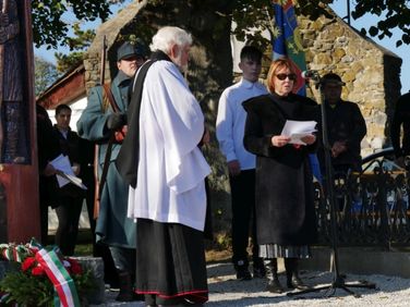 I. világháborús emlékmű avatás - a Szárnyak Alapítvány megemlékezése
