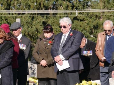 I. világháborús emlékmű avatás - a Szárnyak Alapítvány megemlékezése