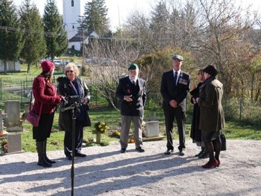 I. világháborús emlékmű avatás - a Szárnyak Alapítvány megemlékezése