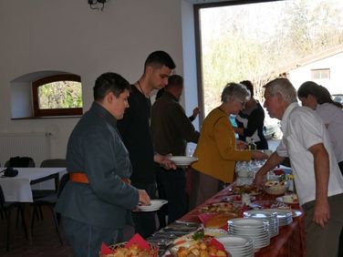 I. világháborús emlékmű avatás - a Szárnyak Alapítvány megemlékezése