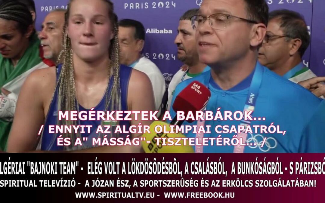 A PÁRIZSI OLIMPIÁRÓL DIÓHÉJBAN… Az M4 Sport felvétele… /részlet /2024.08.03. Párizs | Spiritual Televízió